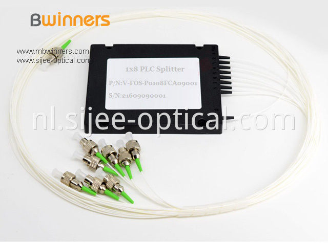 Cassette Type 1x8 Plc Splitter With Fc Apc Connector